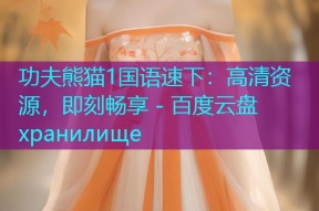 功夫熊猫1国语速下:高清资源,即刻畅享 - 百度云盘 хранилище