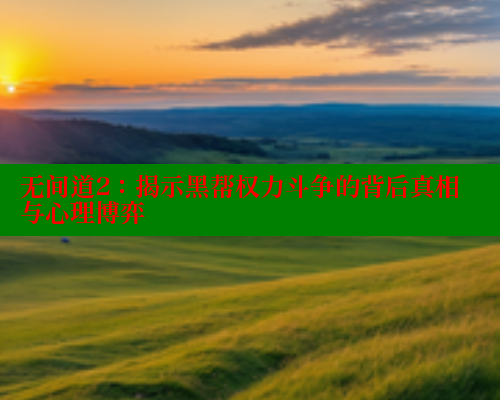 无间道2:揭示黑帮权力斗争的背后真相与心理博弈 涩里番网站 第2张 无间道2:揭示黑帮权力斗争的背后真相与心理博弈 涩里番网站 第2张
